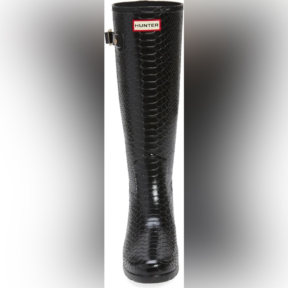 Original Embossed Refined Tall Waterproof Rain Boot